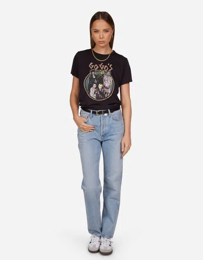 Lauren Moshi Wolf Vintage Go-go's In Onyx