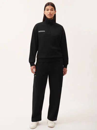 Pangaia Womens Dna Double Jersey Cargo Trousers In Black