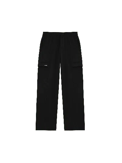 Pangaia Womens Dna Double Jersey Cargo Trousers In Black