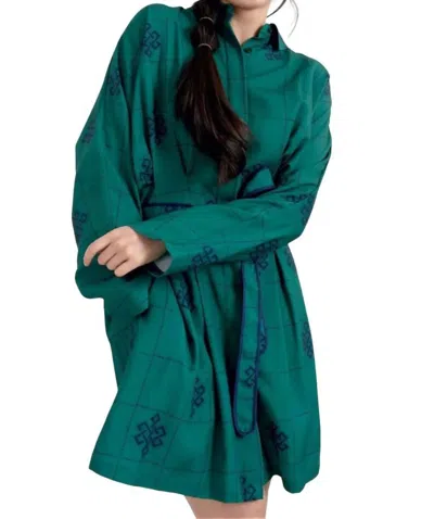 Komodo Seba Dress In Green In Green
