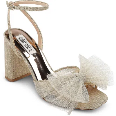 Badgley Mischka Tess Womens Dressy Leather Heels In Multi