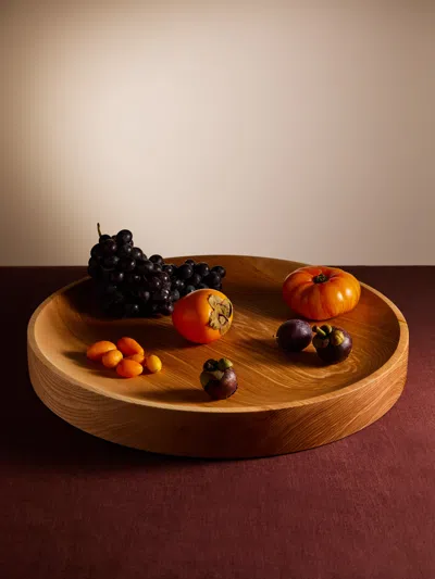 Marisa Klaster Hand-turned Oak Extra Large Platter  Abask Luxury Gift