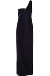 TOM FORD Zip-detailed convertible velvet gown