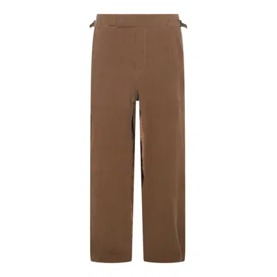 Vivienne Westwood Brown Linen Bertram Tailored Pants In Brown