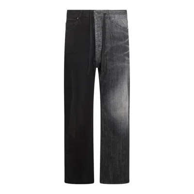 Balenciaga Fifty-fifty Jeans In Black