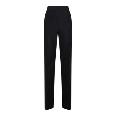 Tom Ford Dark Blue Cotton Pants In Blue