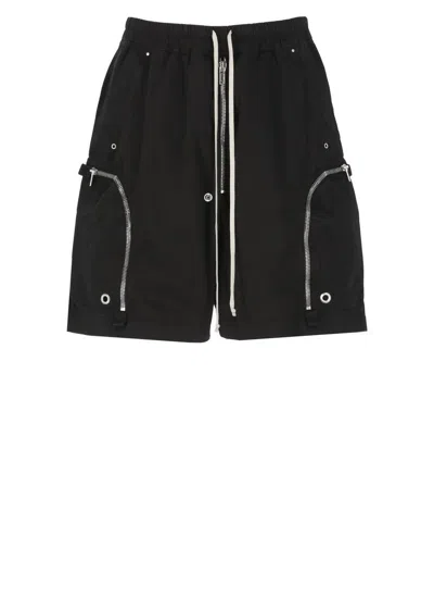 Rick Owens Drkshdw Drkshdw By Rick Owens Relaxed-fit Bermuda Shorts With Drawstring In Black