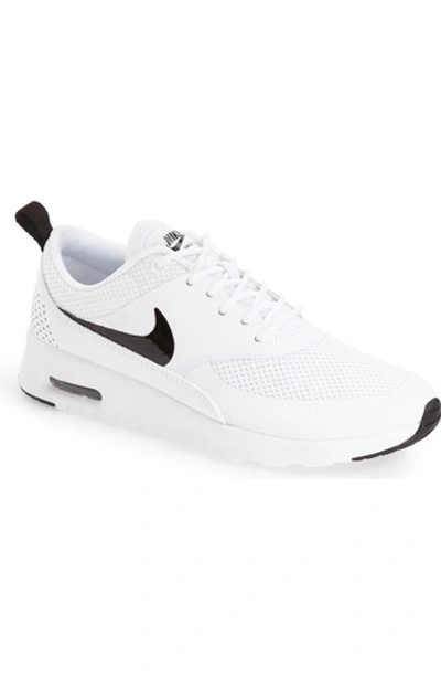 Shop Nike 'air Max Thea' Sneaker (women) In White/ Black/ Pure Platinum