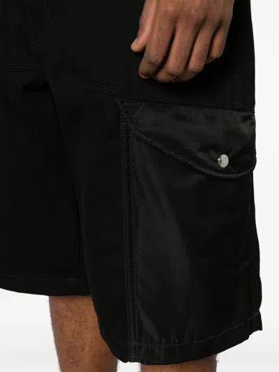 Alexander Mcqueen Organic Cotton Bermuda Shorts With Nylon Inserts