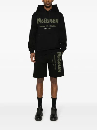Alexander Mcqueen Alexander Mc Queen Mc Queen Graffiti Shorts