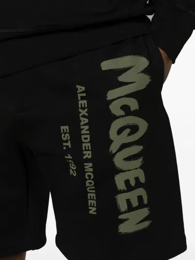 Alexander Mcqueen Alexander Mc Queen Mc Queen Graffiti Shorts
