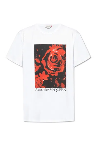 Alexander Mcqueen Graphic-print Cotton T-shirt