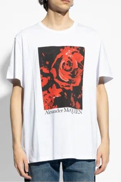 Alexander Mcqueen Graphic-print Cotton T-shirt