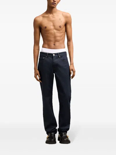 Shop Ami Alexandre Mattiussi Ami Paris Denim Cotton Jeans