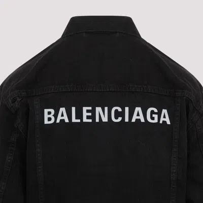Balenciaga Denim Jacket With Chest And Lateral Pockets