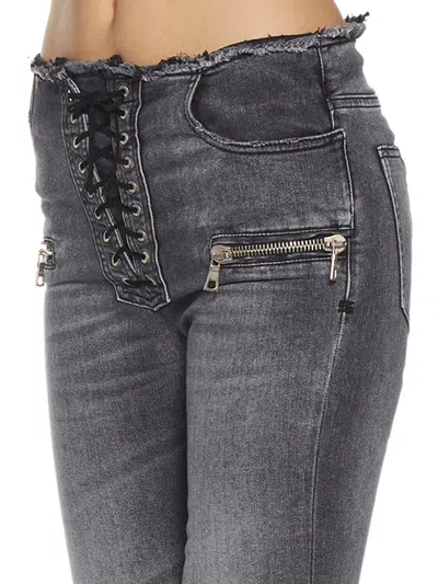 Ben Taverniti Unravel Project Ben Taverniti Unravel Flared Jeans Lace Raw Cut
