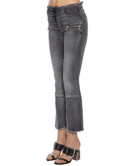 Ben Taverniti Unravel Project Ben Taverniti Unravel Flared Jeans Lace Raw Cut