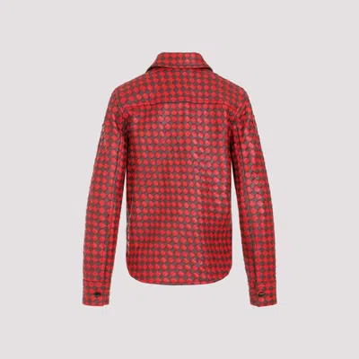 Bottega Veneta Two-tone Intrecciato Leather Shirt