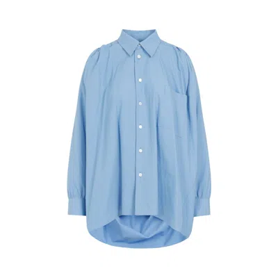 Bottega Veneta Cotton Shirt -  Admiral - 4255 Admiral