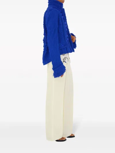 Burberry Tapered-leg Canvas Trousers
