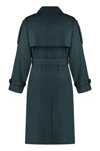 Shop Burberry Cotton Trench Coat