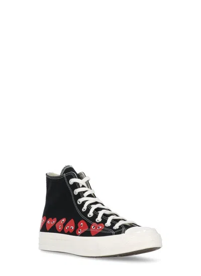 Comme Des Garçons Play Black Converse Edition Chuck 70 Multi Heart Sneakers