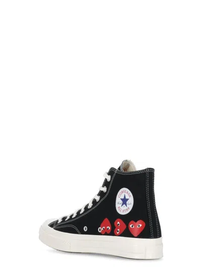Comme Des Garçons Play Black Converse Edition Chuck 70 Multi Heart Sneakers
