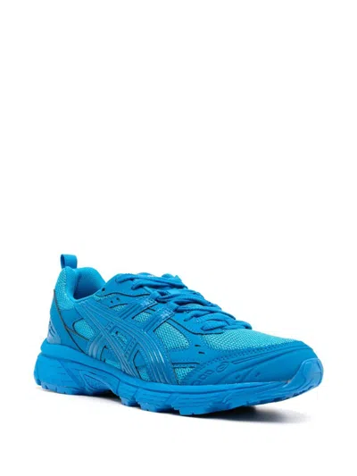 Comme Des Garçons Shirt Mens Sneakers X Asics Royal Blue Mesh And Leather Asics Gel Nunobiki Sneaker