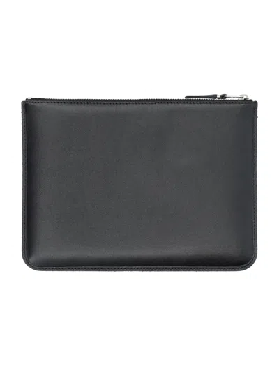 Comme Des Garçons Wallet Leather Pouch With Large Eyelet Detail