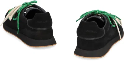 Dolce & Gabbana Suede Runner Sneakers Contrasting Laces