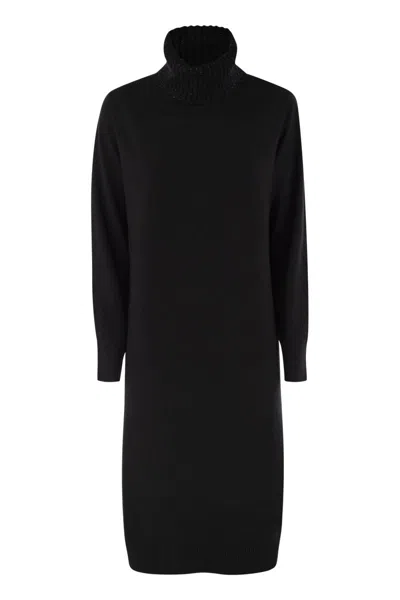 Fabiana Filippi Women's High Neck Dress With Sequins
