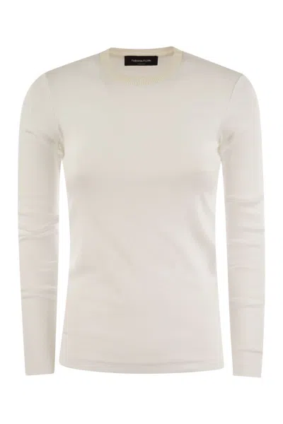 Fabiana Filippi Long-sleeved T-shirt In Jersey