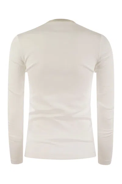 Fabiana Filippi Long-sleeved T-shirt In Jersey