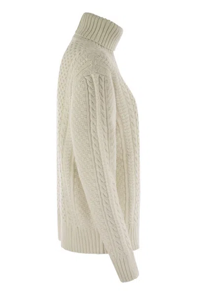 Fabiana Filippi Women's Turtleneck Jumper With Special Workmanship Sweater
