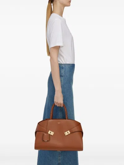 Ferragamo Mini Leather Hook Handbag