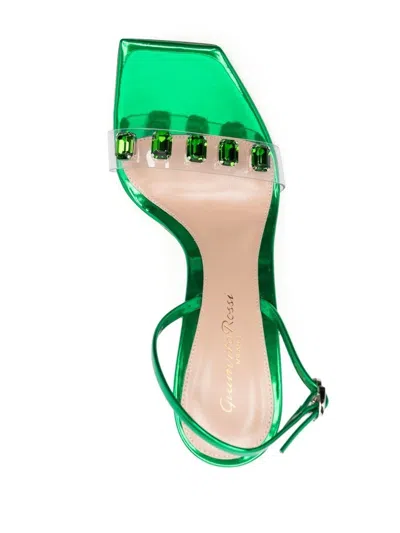 Gianvito Rossi Ribbon Candy Crystal-embellished Pvc Sandals