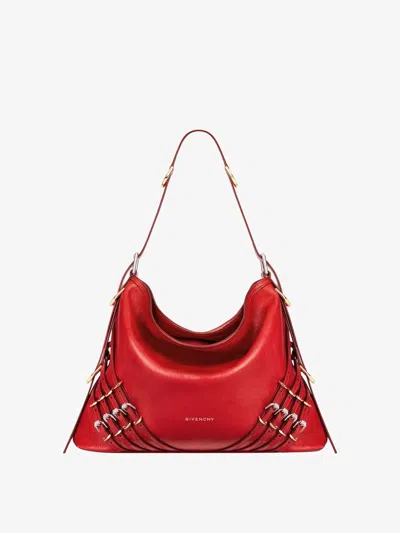 Givenchy Medium Voyou Bag In Leather With Multi-buckles
