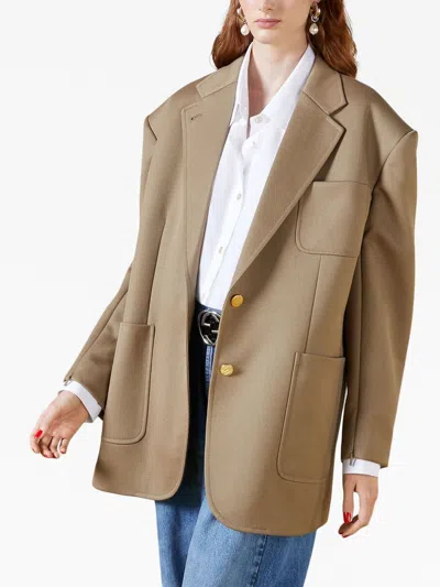 Gucci Heavy Wool Jacket W/horsebit
