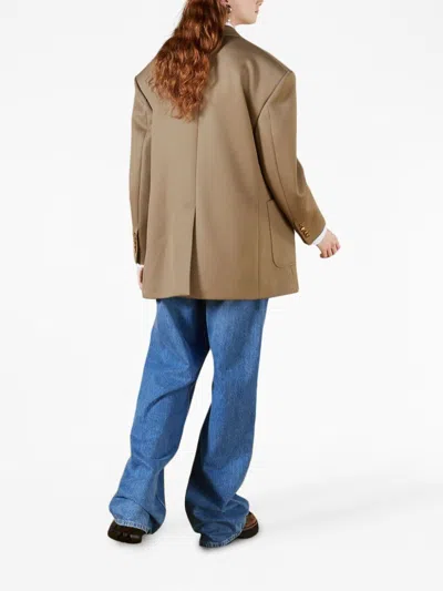 Gucci Heavy Wool Jacket W/horsebit