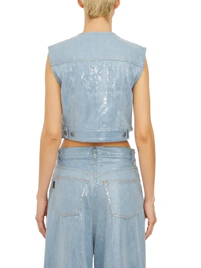 Haikure Judy Sequined Denim Gilet