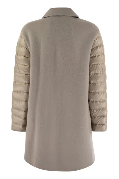 Herno Women's Coat With Down Sleeves