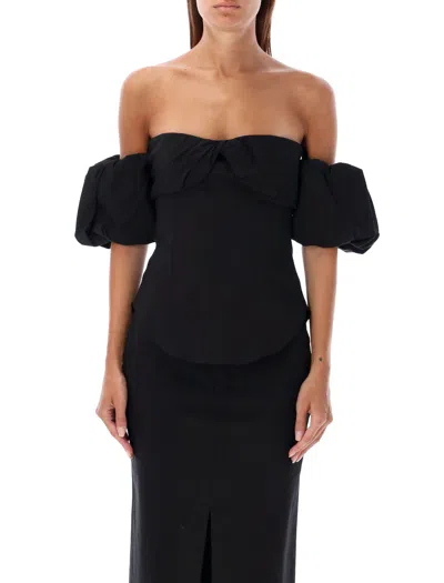 Isabel Marant Daniela Convertible Off-the-shoulder Hemp-blend Top