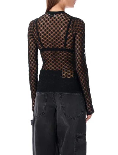 Isabel Marant Zavia Open Knit Crewneck Sweater