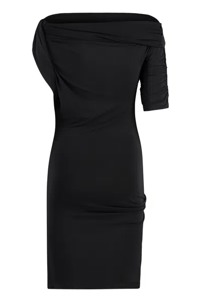 Jacquemus Drapeado Stretch Viscose Dress