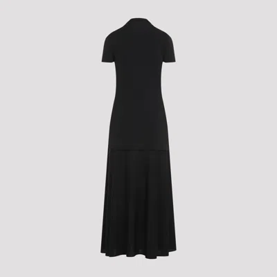 Jil Sander High-neck Viscose Midi Dress