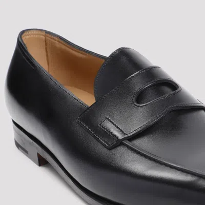 John Lobb Lopez Leather Loafers