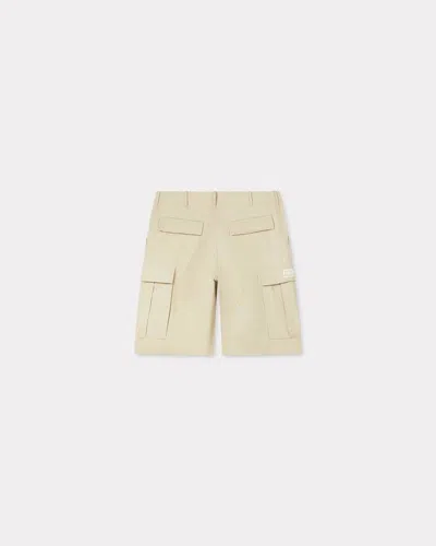 Kenzo Cargo Workwear Shorts Floral Graphic