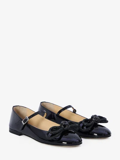 Mach&mach Pair Of Ballet Shoes With Bows And Knots