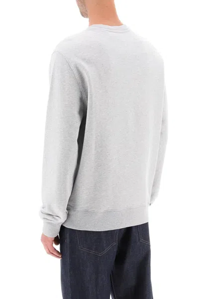 Maison Kitsuné Maison Kitsune Crew Neck Sweatshirt With Campus Fox Print