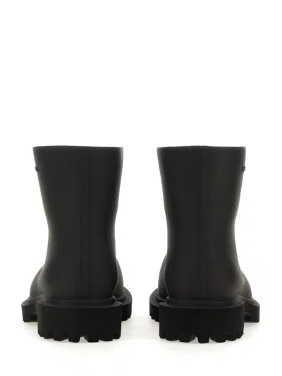 Balenciaga Steroid Ankle Boots In Black
